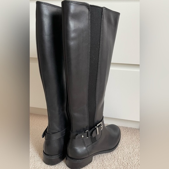 CLARKS PITA VIENNA TALL LEATHER RIDING BOOTS - Picture 10 of 16